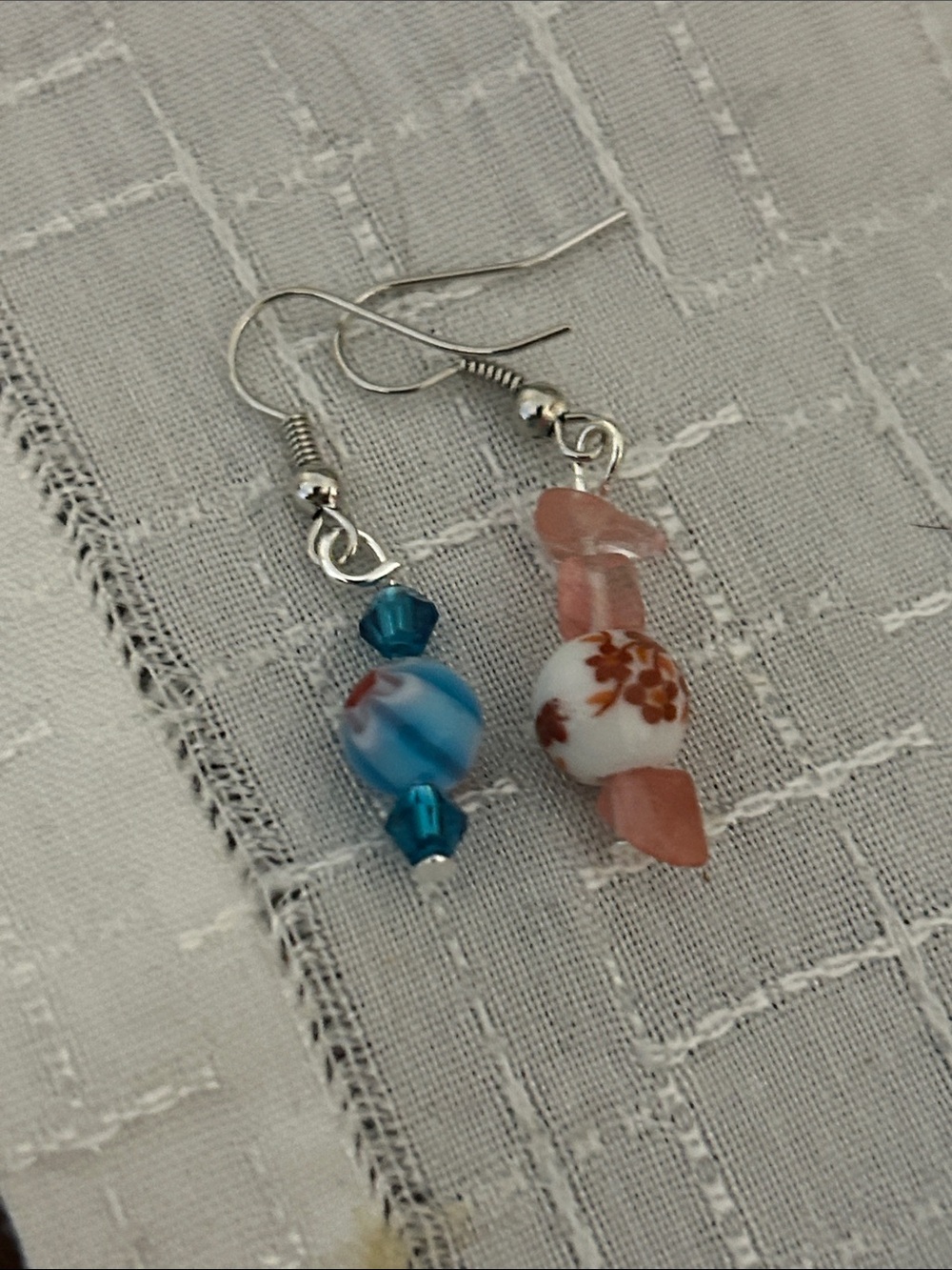 Two pairs of  floral earrings